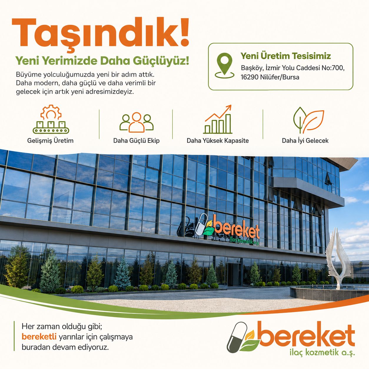 Taşındık